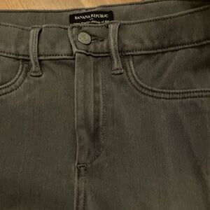 Banana Republic Charcoal Denim Pants